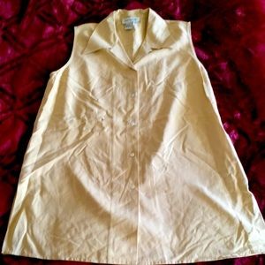 Ann Taylor 100% Silk Sleeveless Blouse